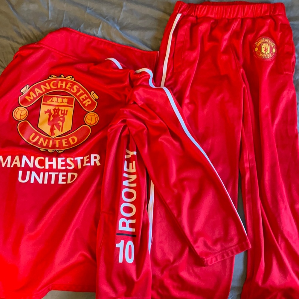 Manchester United 2pc Tracksuit, #10 Wayne Rooney